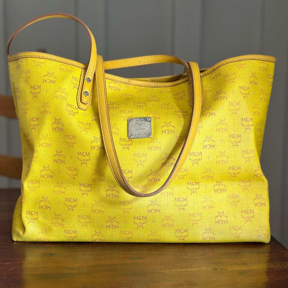 MCM Anya Visetos shopper tote